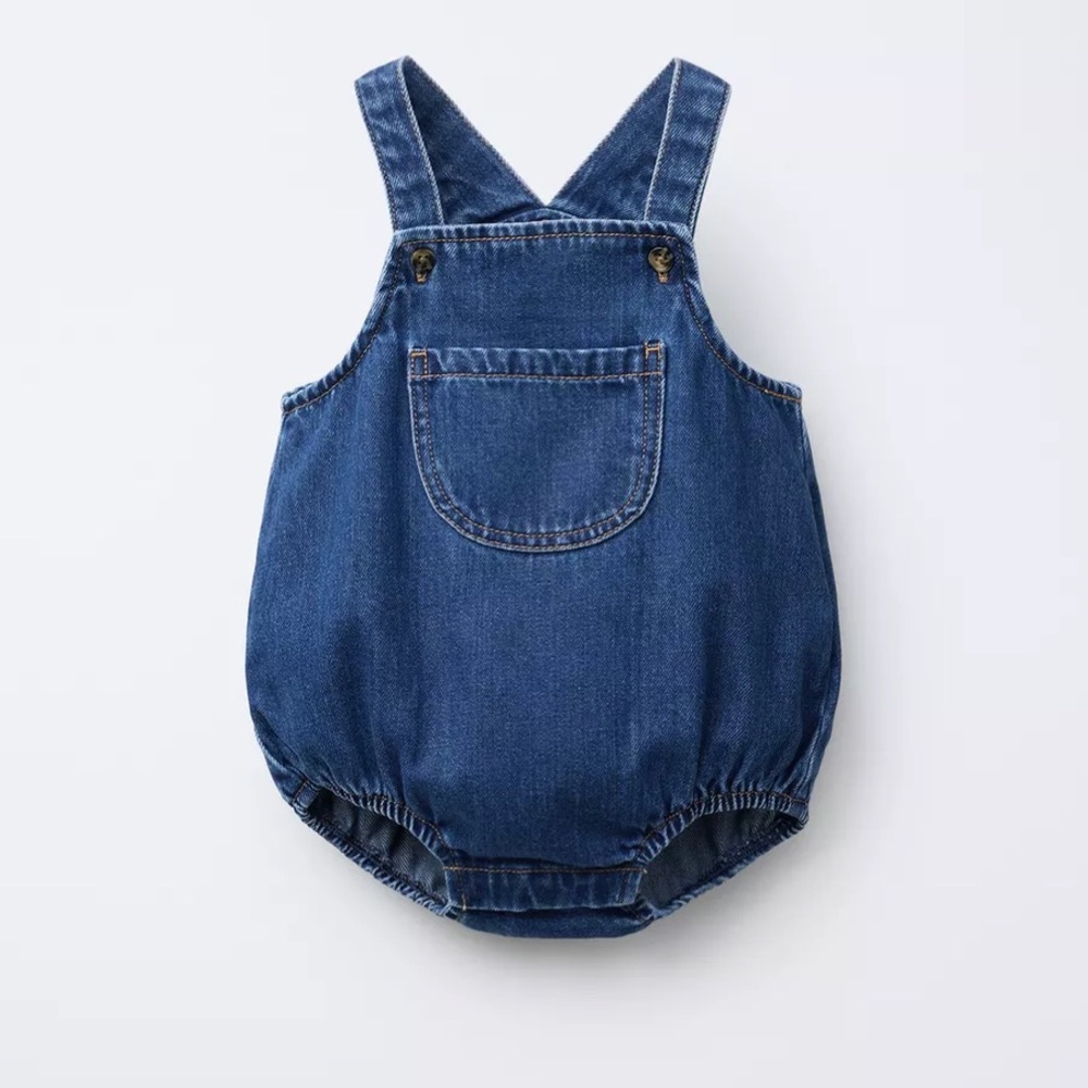 Zara Classic Blue Kids Overalls